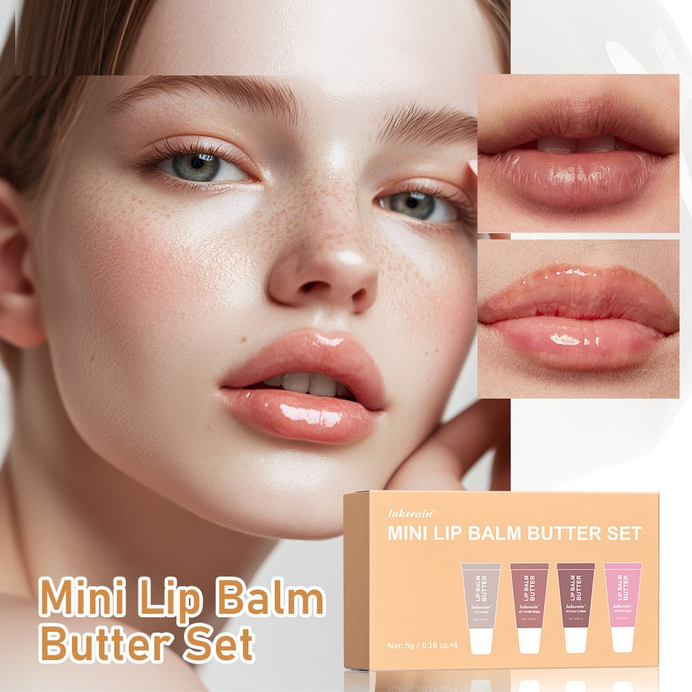 Mini Lip Balm Butter Set – Moisturizing Lip Care (4pcs Set)