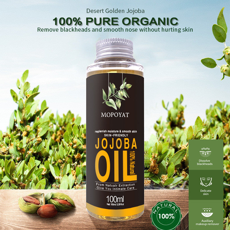 100% Pure Natural Jojoba Oil – Skin & Hair Moisturizing Oil (100ml)
